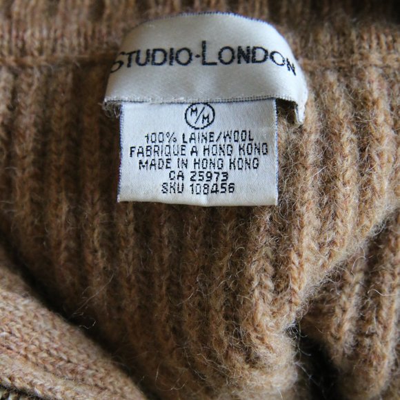 Caramel Wool Sweater (Vintage) - Picture 3 of 4